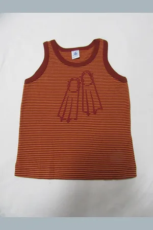 Petit Bateau Jongens - Onderhemdje - Singlet - Streepje - Zwemvliezen - 6 jaar 114