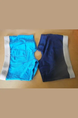 Petit Bateau 2 Pack - Jongens - Boxershort - Marine / - 12 jaar 150