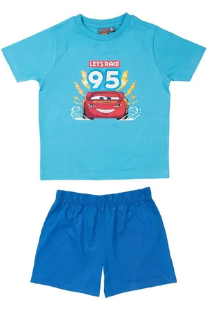 Disney Cars Pyjama / Shortama - / Blauw - Katoen - maat 110/116