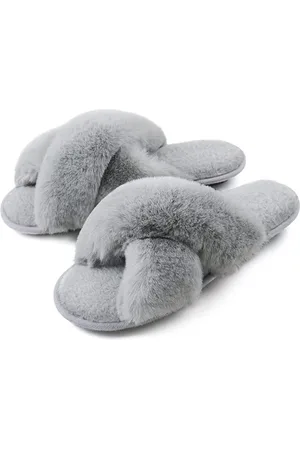 Merkloos Fuzzy Sloffen -
