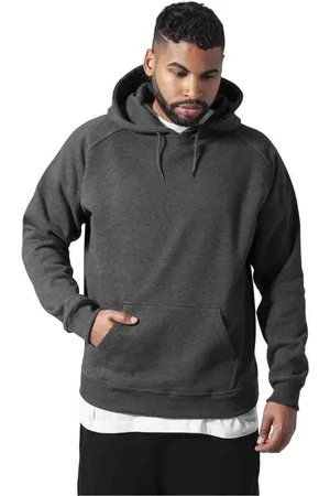 Urban classics Blank Hoodie/trui - S - Grijs