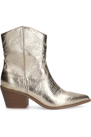 Sacha Dames - Gouden metallic cowboylaarsjes