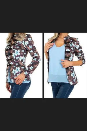 Merkloos Blazer Elegant Flower