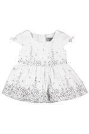 Boboli Baby fesst jurk - white