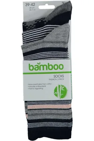 Apollo Sokken Fashion Bamboo Dames Stripes 3-pack Mt 39/42