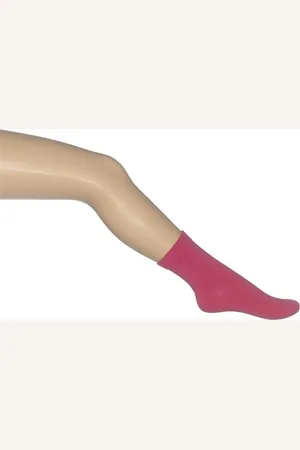 Bonnie Doon Kinderen - Cotton Sock - Roze/ - maat 33-34 (2 paar)