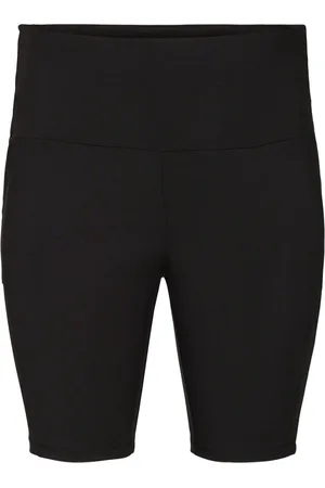 Zizzi VEA, POCKET SHORTS Dames Broek - Black
