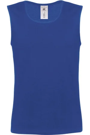 B and C Tank Top Heren M Mouwloos 100% Katoen