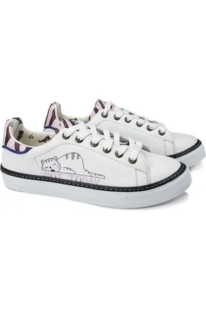 Goby Not Today - Schoenen - Sneakers - Hoge kwaliteit - Handmade - Meisjesprint