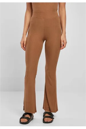 Urban classics High Waist Rib Flared Legging - 4XL