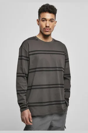 Urban classics Oversized Striped Longsleeve shirt - L