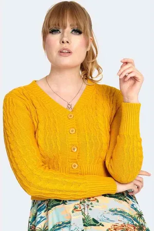 Voodoo Vixen 40s Knit Cardigan - L