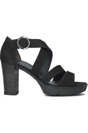 Paul Green 7942 Sandalen - Dames - Zwart