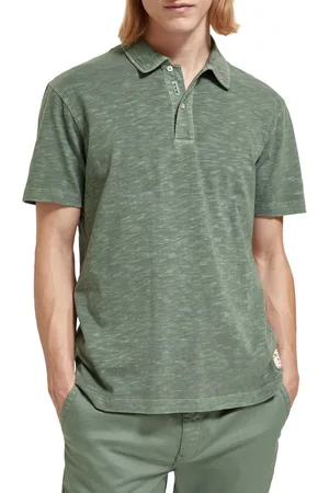 Scotch&Soda Garment Dyed Pique Polo Heren