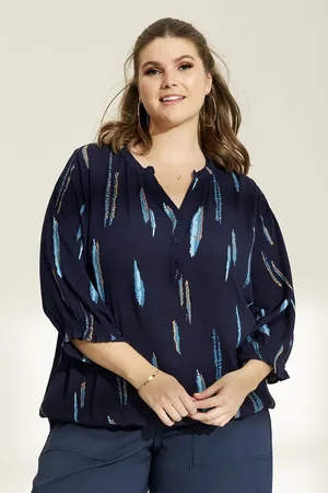 Zhenzi Blouse Nataly V hals