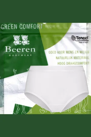 Beeren Green Comfort tencel - dames maxi slip - maat XL - wit