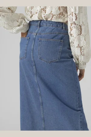 VERO MODA VMJUST HR ANKLE DENIM SKIRT VI3405 - Dames - Rokken