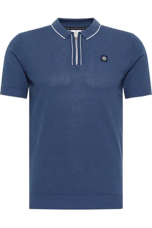 Blue Industry Jersey polo denim
