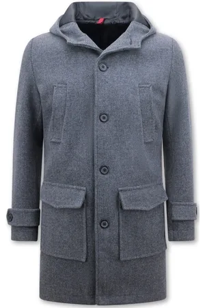 Enos Winterjassen Heren Lang - Mantel Jas Heren - Trenchcoat heren - 8931