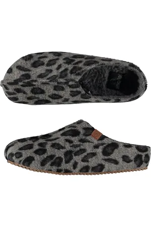 Apollo Dames instap slippers/pantoffels - luipaard print - - maat 37-38