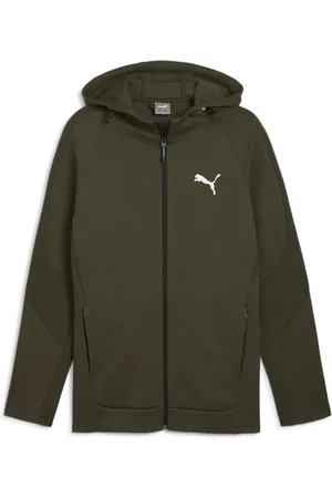 PUMA EVOSTRIPE Full-Zip Hoodie DK Heren Trui -