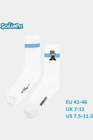 Bavarian Couture Grote smurf in beiern kostuum - Heren sokken van de smurfen - Volwassenen -