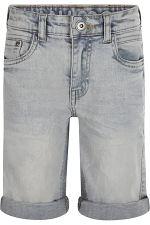 No Way Monday Jongens Denim Short - Blue