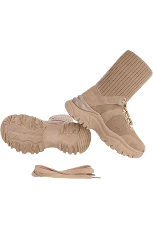 Merkloos Dilena fashion sok sneakers hoog