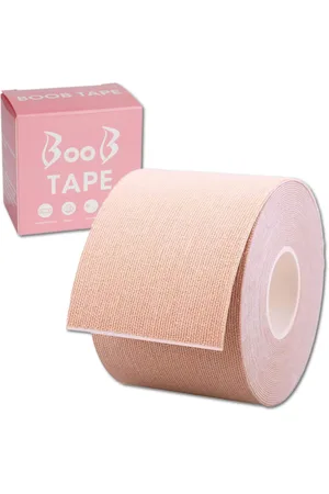Merkloos Boob Tape 5 meter - Plak BH – Fashion tape – Boobtape– body tape – Rekbaar - Zweet resistant