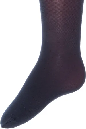 Ewers Dikke kinderpanty - 80 DEN - effen Donkerblauw - 50% katoen - 80/92