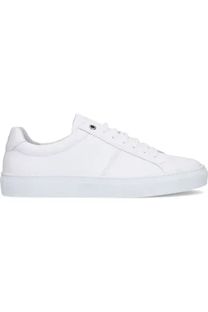 Van Lier Heren - Witte leren sneakers