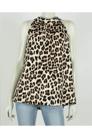 Merkloos Haltertop - Leopard Print - XL/XXL