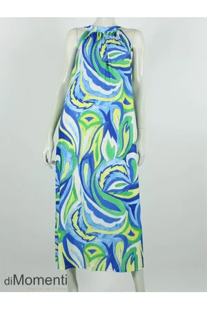 Merkloos Halterjurk - Maxi - Porto - Mix van Kleuren - One Size (