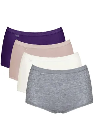 Sloggi Basic+ Maxi 4 pak Dames Onderbroek - Veelkleurig 18