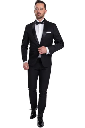 Suitable Smoking Harlem Stretch - Kostuum - Tuxedo Kostuum Heren voor chique Gala - Stretch