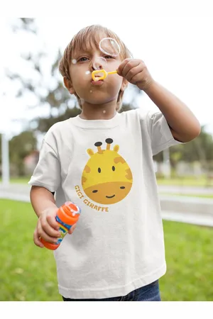 B and C Kinder T-shirt Gigi Giraffe, maat 5-6 jaar