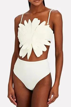 Merkloos Flower power bikini vrouwen - Bloem - Sexy badpak - tweedelig - Uniek - Zomer - Fashion