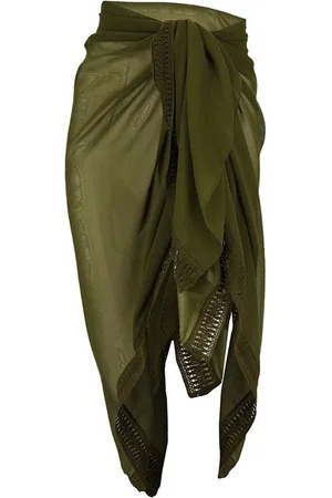 sarlini Pareo Omslagdoek Effen Dames Vrouwen Strandjurkje Sarong