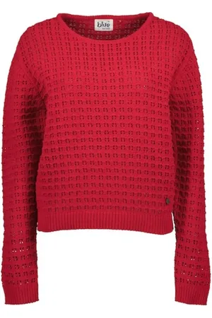 Blue Seven Dames - Trui 247963 roze/ uni gebreid maat 40