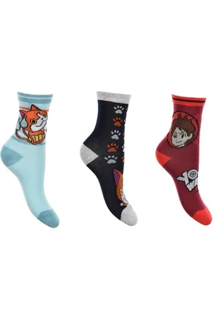 Merkloos Yo-Kai Watch - sokken Yo-Kai Watch - 3 Paar - maat 23/26