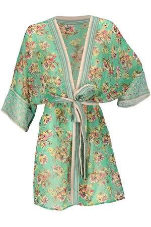 Apollo Zomerjurk Dames - Overtop - Bloemen - - One Size - Strandjurk - Zomerjurken dames - Zomerjurk dames volwassenen