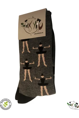 Merkloos Sockyou sokken - 1 paar vrolijke ballerina bamboe sokken