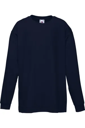 Fruit Of The Loom T-Shirt Lange Mouwen Kinderen / Kinder (2 stuks)