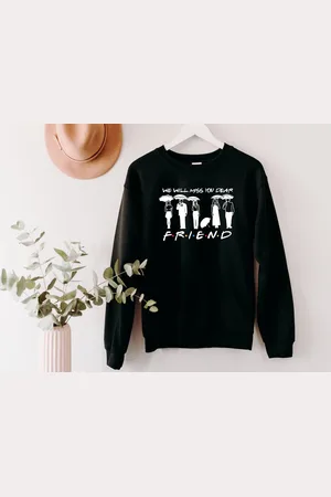 B and C Lykke Friends Sweatshirt | Herinnering aan Matthew Perry | Friends TV Show | Chandler Bing | |