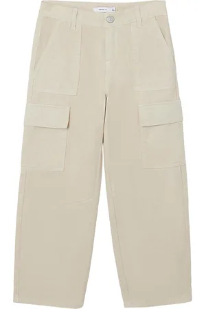 NAME IT Bella Straight Twill Cargo Broek Junior