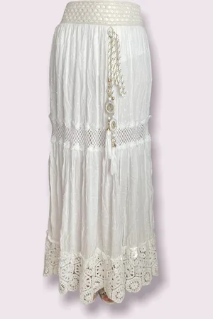 Merkloos Maxi rok, , maat M/L