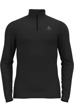 Odlo Fundamen Heren Lange Mouwenshirt - Black - L