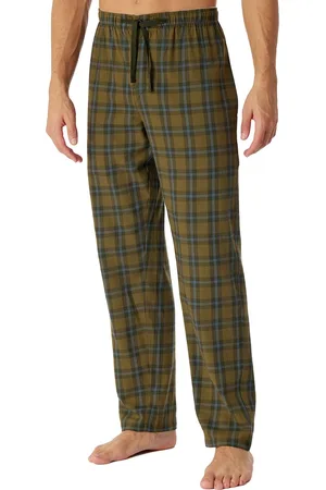 Schiesser Heren pyjama broek Mix & Relax Web Organic Cotton