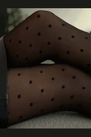 Merkloos Dots Panty - panty - 280Den - One Size