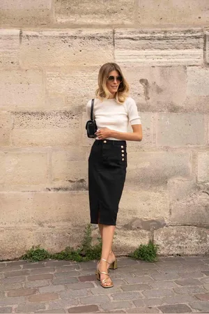 Merkloos Rok - spijkerrok - denim - herfst collectie - denim rok - denim skirt